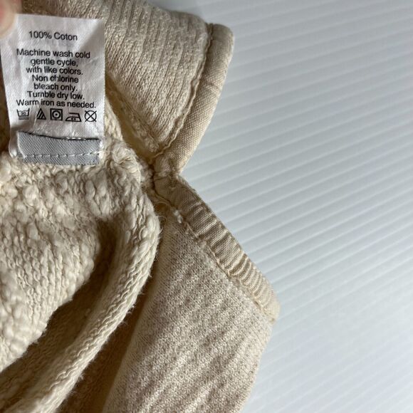 J. Crew 100% Cotton Boxy Womens Beige Pullover Shirt Sz Small - Picture 4 of 7